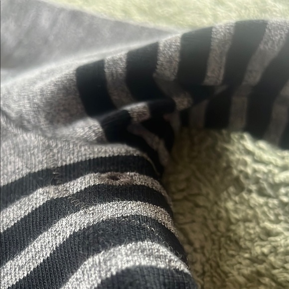 J. Crew Classic Gray and Black Striped Crewneck Sweater - Picture 9 of 9